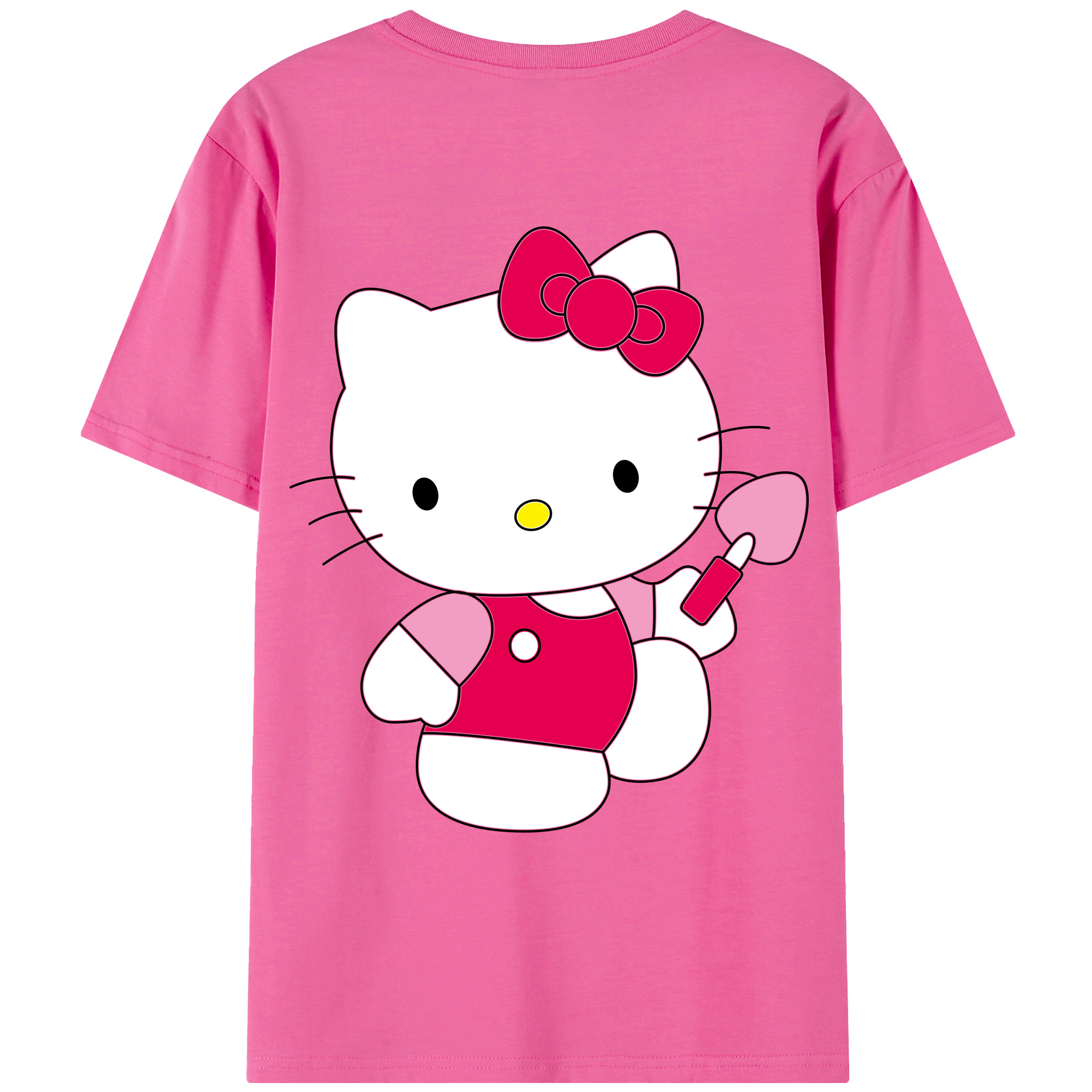 （画像用） Hello Kitty ハローキティ レディース半袖Tシャツ(バックプリント)